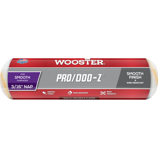 Wooster Brush RR641-9 General Purpose Paint Roller Cover 3/16" Nap, 9" Wide