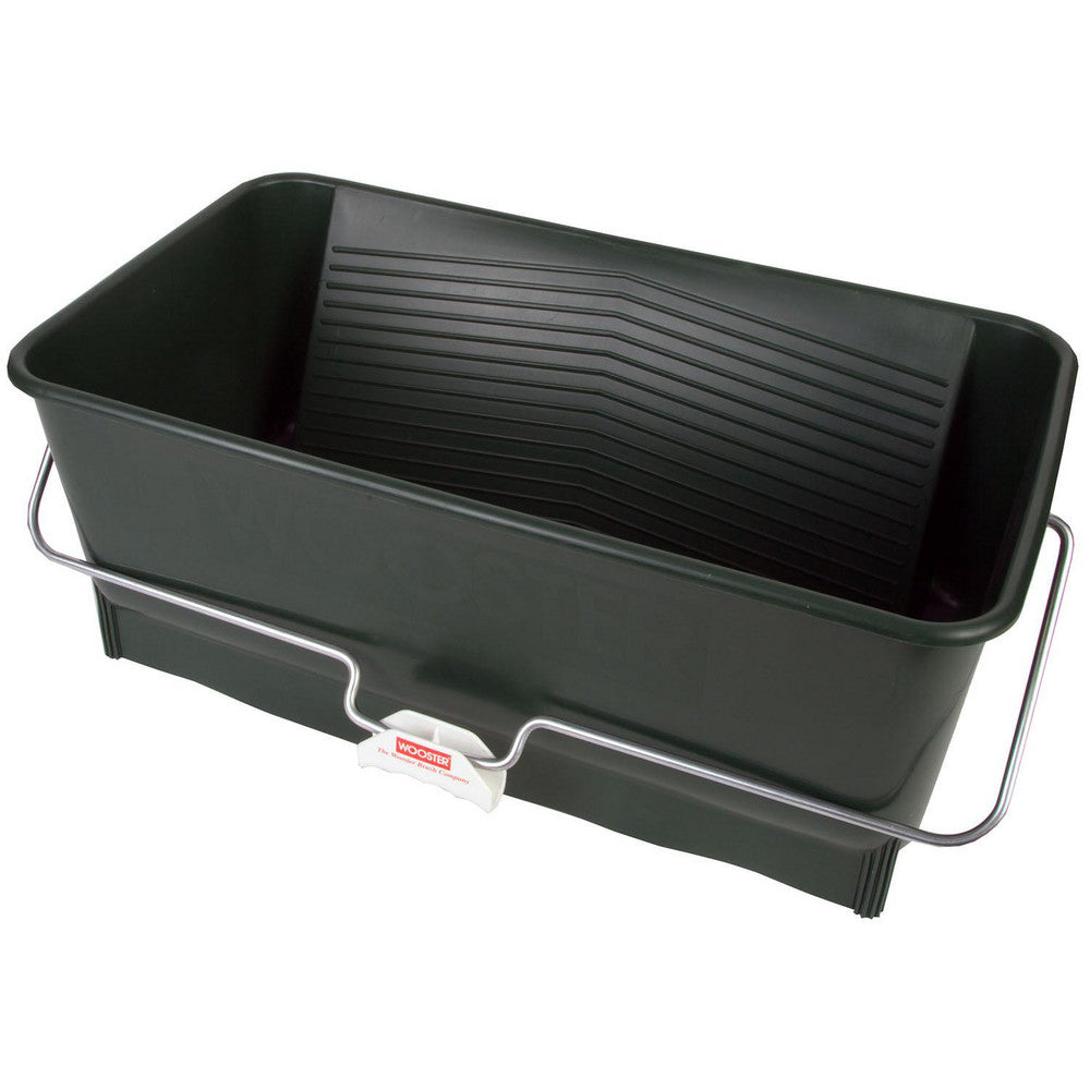 Wooster Brush 8614 5 Gal, 10" High, Polypropylene Rectangular Green Single Pail
