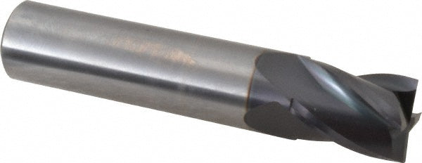 OSG 414-500011 Square End Mill 1/2'' Dia, 5/8'' LOC, 1/2'' Shank Dia, 2-1/2'' OAL, 4 Flutes, Solid Carbide