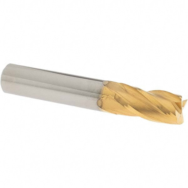 OSG 404-500005 Square End Mill 1/2'' Dia, 1'' LOC, 1/2'' Shank Dia, 3'' OAL, 4 Flutes, Solid Carbide