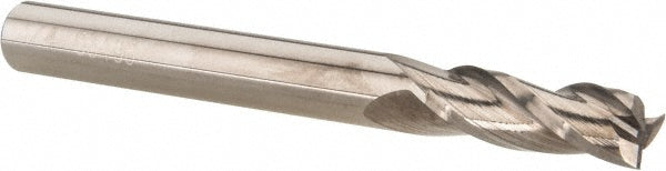 OSG 403-2500 Square End Mill 1/4'' Dia, 3/4'' LOC, 1/4'' Shank Dia, 2-1/2'' OAL, 3 Flutes, Solid Carbide