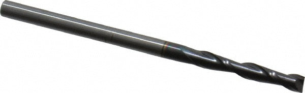 OSG 462-125011 Square End Mill 1/8'' Dia, 3/4'' LOC, 1/8'' Shank Dia, 2-1/4'' OAL, 2 Flutes, Solid Carbide