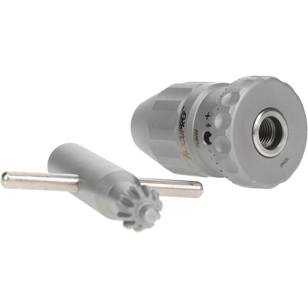 Accupro PHI0709100MSC Drill Chuck 0.012 to 0.291" Capacity, Threaded Mount, 3/8-24