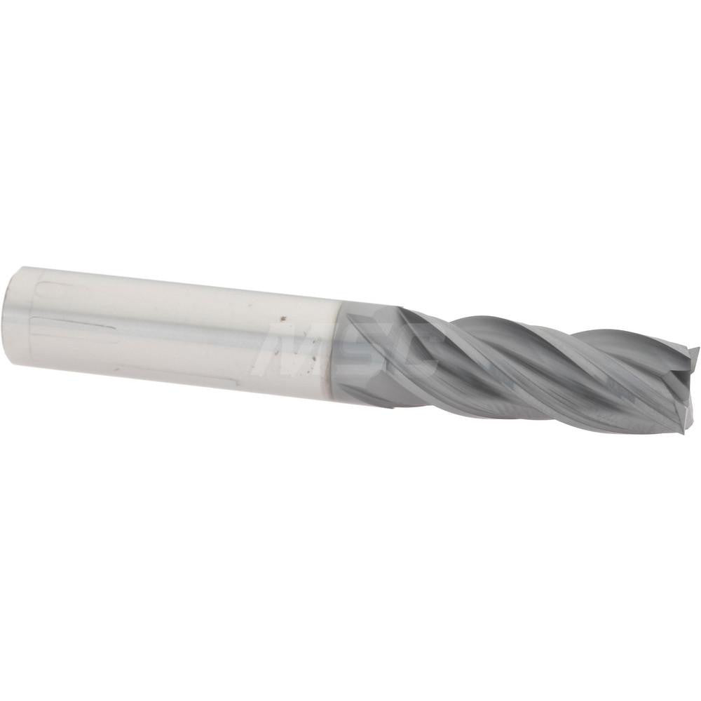 Accupro 95168360 Square End Mill 3/8" Dia, 1" LOC, 4 Flute, Solid Carbide