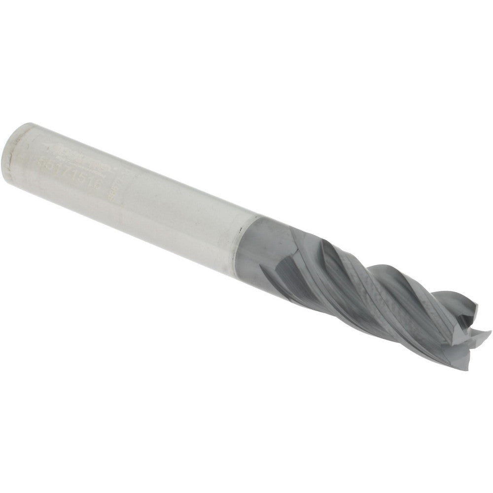 Accupro 95168452 Square End Mill 5/16" Dia, 13/16" LOC, 4 Flute, Solid Carbide