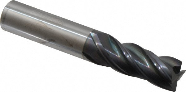 Accupro 95168617 Corner Chamfer End Mill 1/2" Dia, 1-1/4" LOC, 4 Flute, 0.0150" Chamfer Width, Solid Carbide
