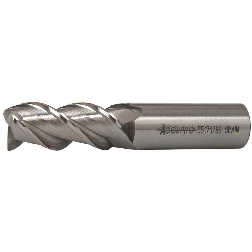 Accupro 39529 Square End Mill 3/4" Dia, 1-5/8" LOC, 3 Flute, Powdered Metal