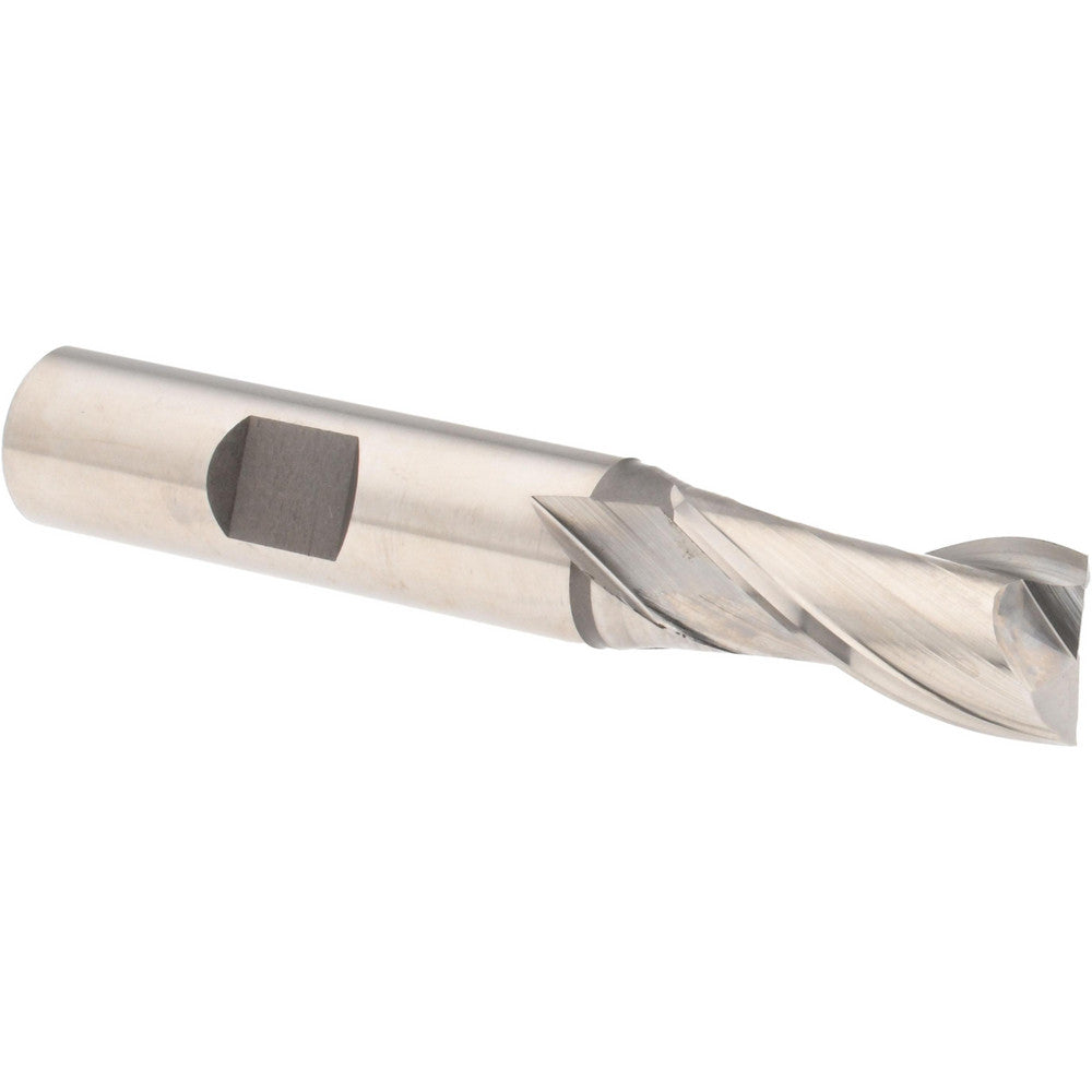 Accupro 39552 Square End Mill 1/2'' Dia, 1'' LOC, 1/2'' Shank Dia, 3'' OAL, 2 Flutes, Powdered Metal