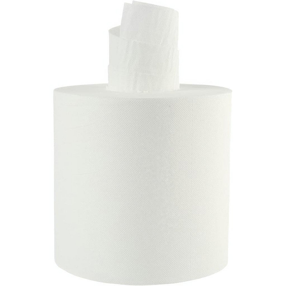 Pro-Source 55188544 Paper Towels Center Pull Roll, 6 Rolls, 2 Ply, White