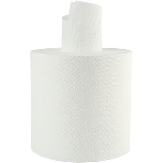 Pro-Source 55188544 Paper Towels Center Pull Roll, 6 Rolls, 2 Ply, White