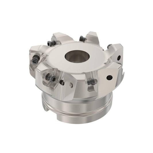 Seco 02642874 2-1/2" Cut Diam, 3/4" Arbor Hole Diam, 0.295" Max Depth, Indexable Square-Shoulder Face Mill
