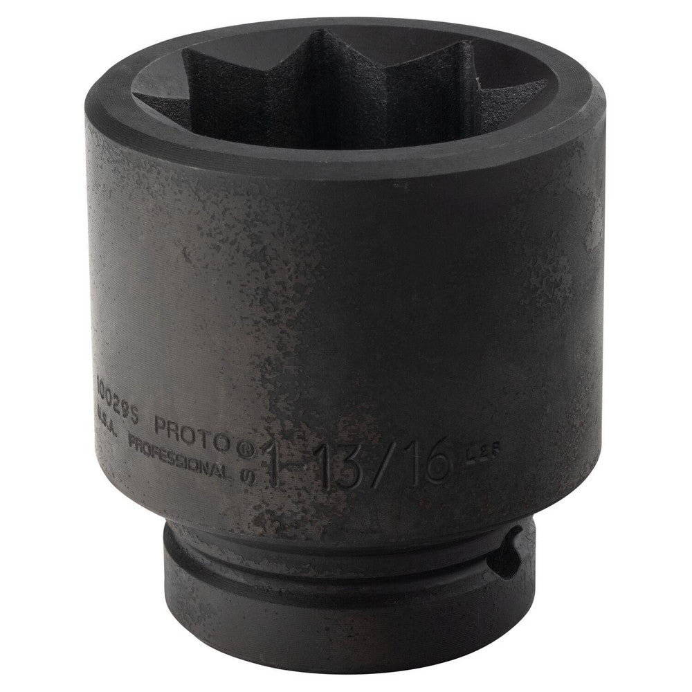 Proto J10029S Impact Socket 1" Drive, 1-13/16" Socket, Hex Drive