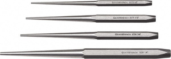 GEARWRENCH 82307 Drift Punch Set 4 Pc, 0.125 to 0.25"
