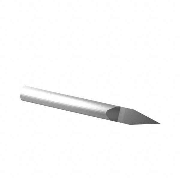 Scientific Cutting Tools, Inc. EN125-30 Engraving Cutter 30 &deg, 0.005" Dia, 0.005" Tip Dia, Conical Point, Solid Carbide