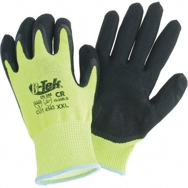 PIP 16-340LG/XXL Cut, Puncture & Abrasion-Resistant Gloves G-Tek® 16-340LG, ANSI Cut A3, ANSI Puncture 4, Nitrile, PolyKor