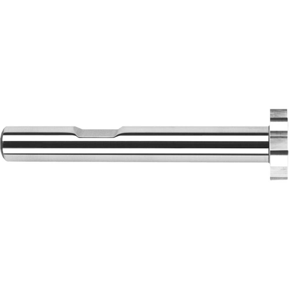 Harvey Tool 849360 Woodruff Keyseat Cutter 1/2" Cut Dia, 3/16" Cut Width, 1/4" Shank Dia, Straight Tooth