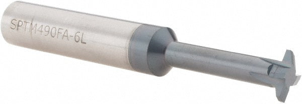 Scientific Cutting Tools, Inc. SPTM490FA-6LA Single Profile Thread Mill 7/8-6, 6 to 6 TPI, Internal, 4 Flutes, Solid Carbide