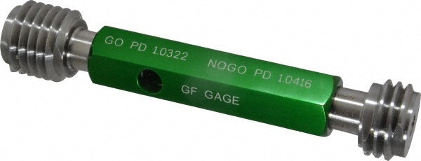 GF Gage W1125072BS Plug Thread Gage 1-1/8-7 Thread, 2B Class, Double End, Go & No Go