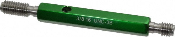 GF Gage W0375163BS Plug Thread Gage 3/8-16 Thread, 3B Class, Double End, Go & No Go
