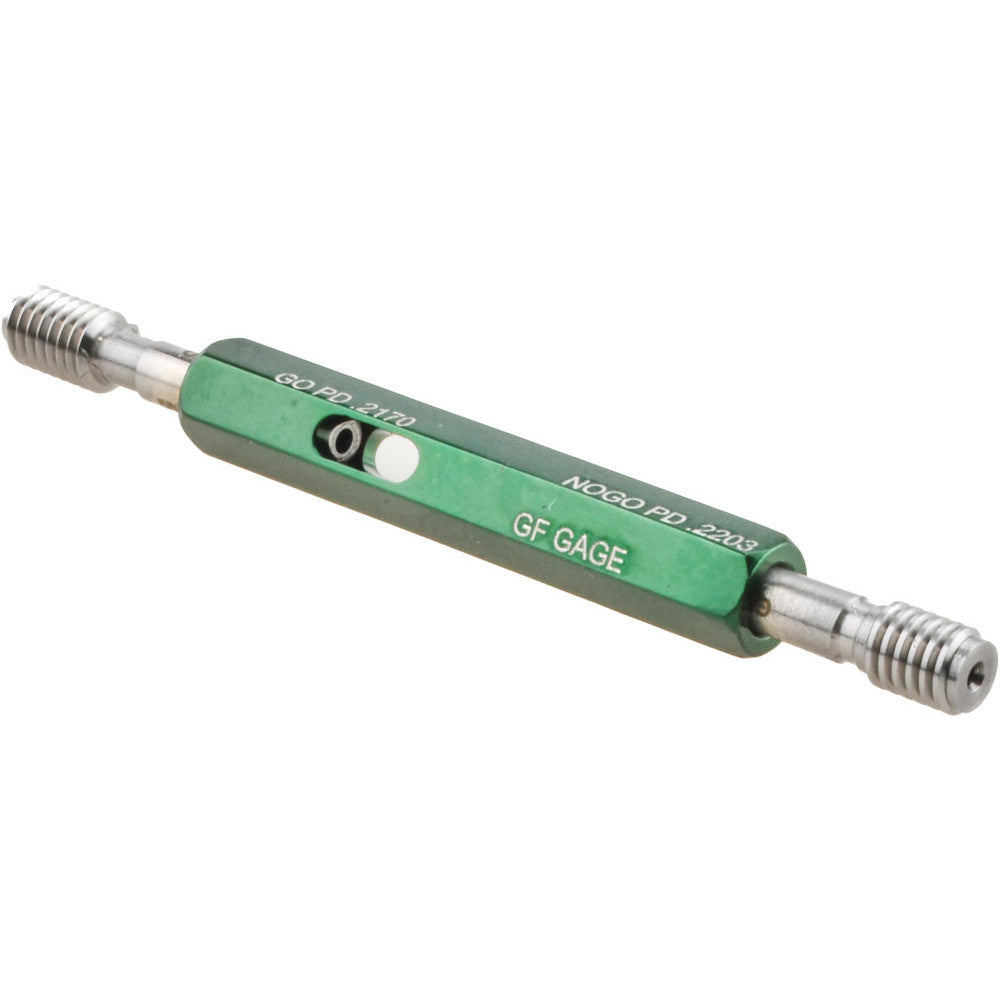 GF Gage H0190242BS 10-24 Thread, Steel, Screw Thread Insert (STI) Class 2B, Plug Thread Insert Go/No Go Gage