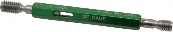 GF Gage H0250202BS 1/4-20 Thread, Steel, Screw Thread Insert (STI) Class 2B, Plug Thread Insert Go/No Go Gage