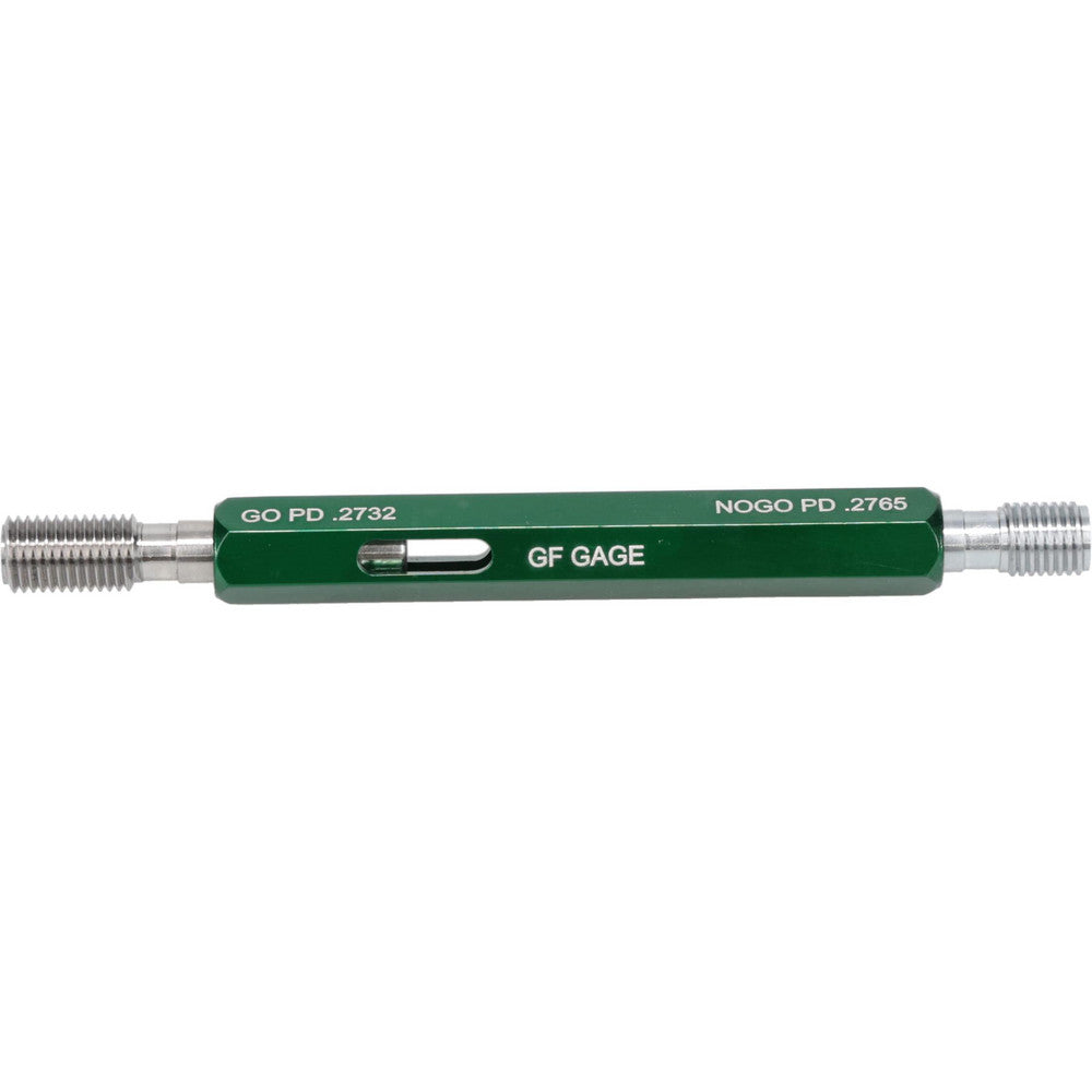 GF Gage H0250282BS 1/4-28 Thread, Steel, Screw Thread Insert (STI) Class 2B, Plug Thread Insert Go/No Go Gage