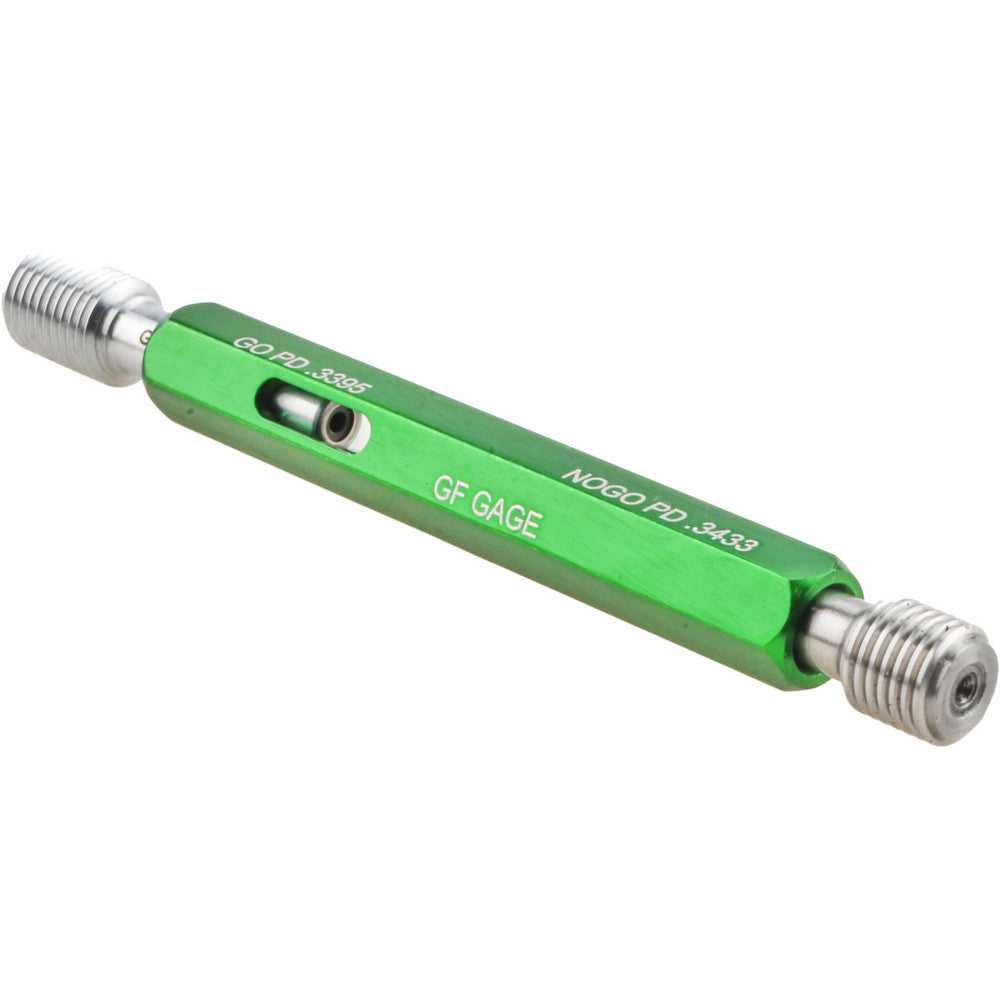 GF Gage H0312242BS 5/16-24 Thread, Steel, Screw Thread Insert (STI) Class 2B, Plug Thread Insert Go/No Go Gage