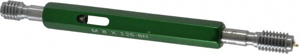 GF Gage W0801256HS Plug Thread Gage M8x1.25 Thread, 6H Class, Double End, Go & No Go