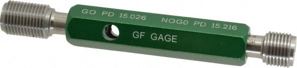 GF Gage W1601506HS Plug Thread Gage M16x1.50 Thread, 6H Class, Double End, Go & No Go