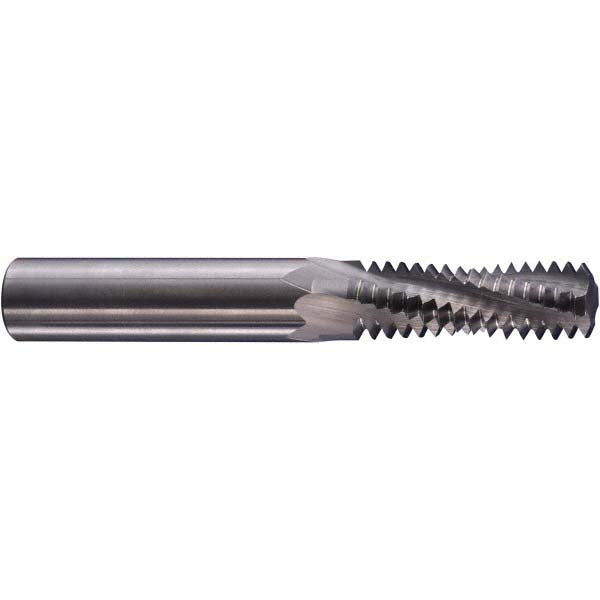 Seco 17004423 Helical Flute Thread Mill #10-32, Internal & External, 3 Flute, 0.1875" Shank Dia, Solid Carbide