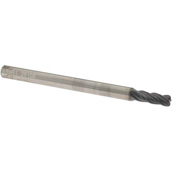 OSG HP434-1962 Corner Radius End Mill 5 mm Dia, 13 mm LOC, 1 mm Radius, 4 Flutes, Solid Carbide