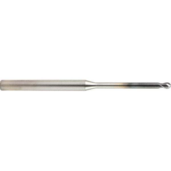OSG 3056258 Ball End Mill 1.50 mm Dia, 1.20 mm LOC, 2 Flute, Solid Carbide