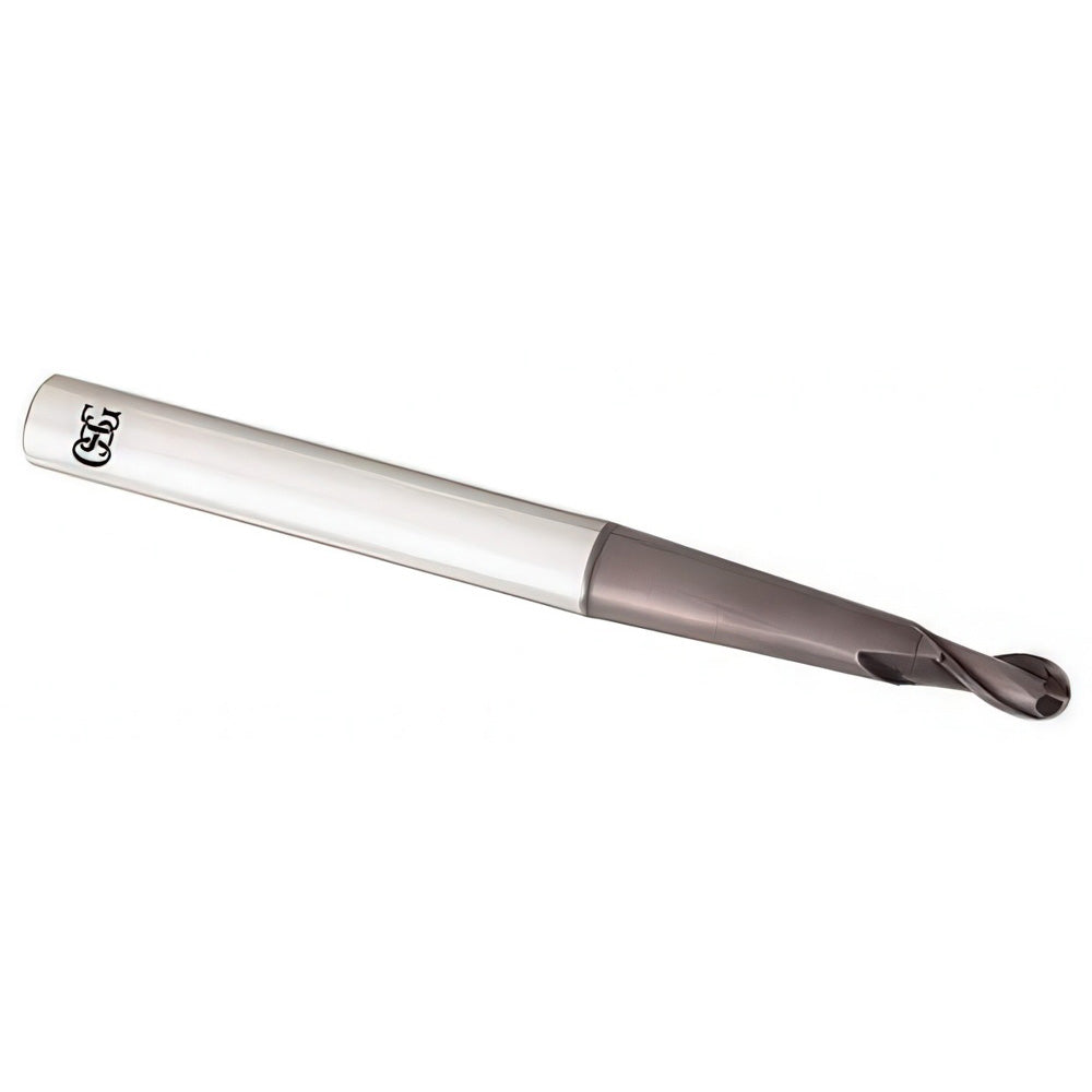 OSG HP418-0780 Ball End Mill 2.00 mm Dia, 5.00 mm LOC, 2 Flute, Solid Carbide
