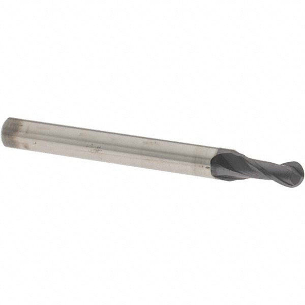 OSG HP416-3346 Ball End Mill 0.3346" Dia, 0.7087" LOC, 2 Flute, Solid Carbide