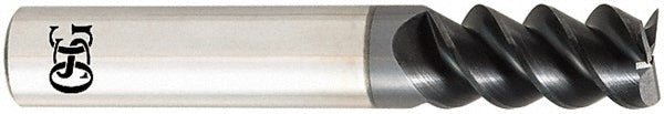 OSG HP460-2500 Square End Mill 1/4" Dia, 1/2" LOC, 3 Flute, Solid Carbide