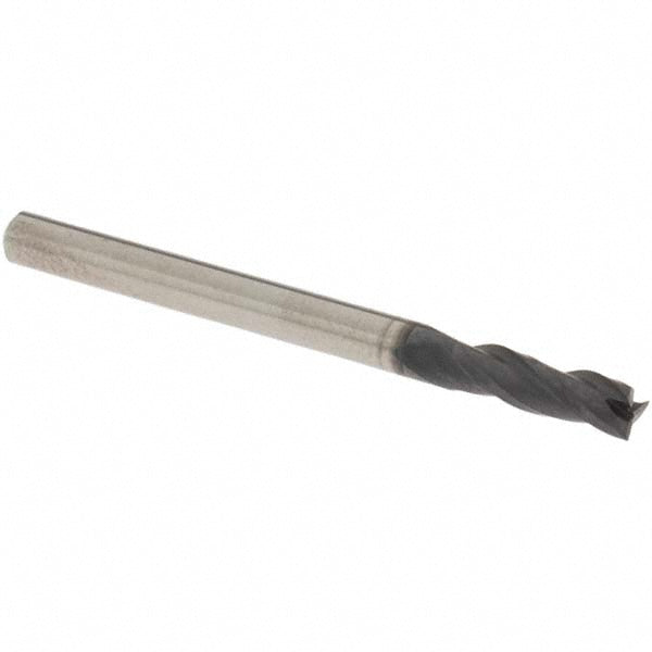 OSG 403-118111 Square End Mill 0.1181'' Dia, 0.3937'' LOC, 3 Flutes, Solid Carbide