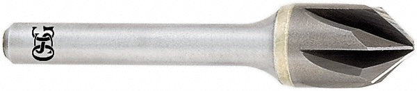 OSG 706-3750-090 Countersink 3/8" Head Dia, 90.00 deg Included Angle, 6 Flute, Solid Carbide, Right Hand Cut