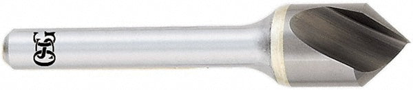 OSG 700-7502 Countersink 3/4" Head Dia, 90.00 deg Included Angle, 1 Flute, Solid Carbide, Right Hand Cut