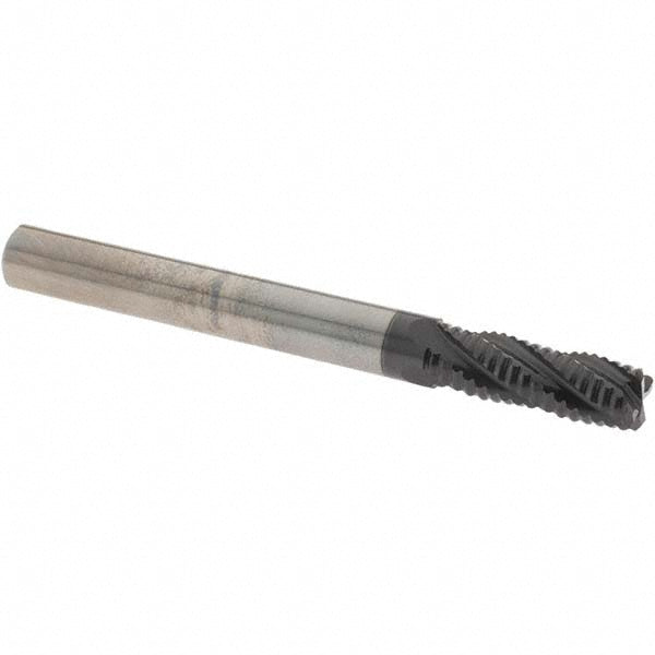 OSG HP400-2500 Square End Mill 1/4'' Dia, 3/4'' LOC, 1/4'' Shank Dia, 2-1/2'' OAL, 4 Flutes, Solid Carbide