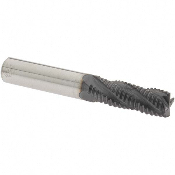 OSG HP400-3750 Square End Mill 3/8'' Dia, 1'' LOC, 3/8'' Shank Dia, 2-1/2'' OAL, 4 Flutes, Solid Carbide