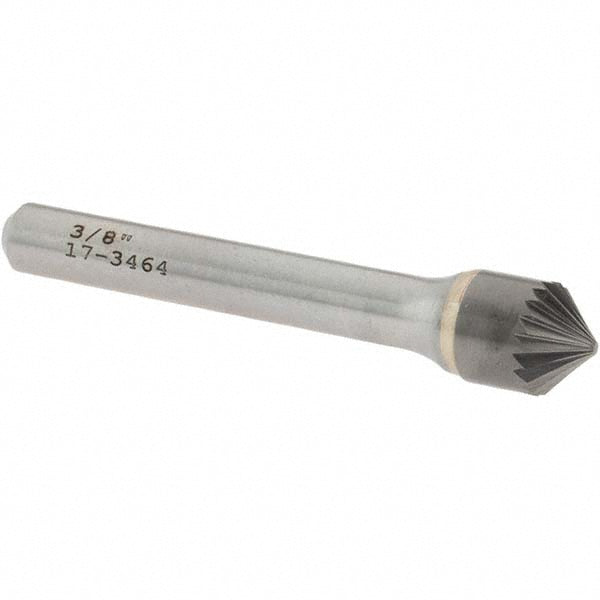 OSG 701-3752 Countersink 3/8" Head Dia, 90.00 deg Included Angle, 20 Flute, Solid Carbide, Right Hand Cut