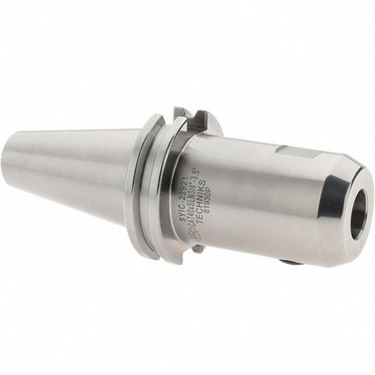 Techniks 22921 End Mill Holder CAT40 Taper Shank, 3/4" Hole