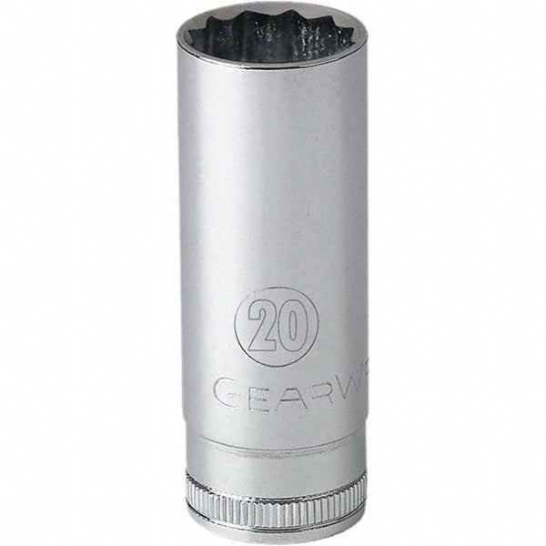 GEARWRENCH 80621 Deep Hand Socket 1/2" Drive, 15/16" Socket, 6-Point