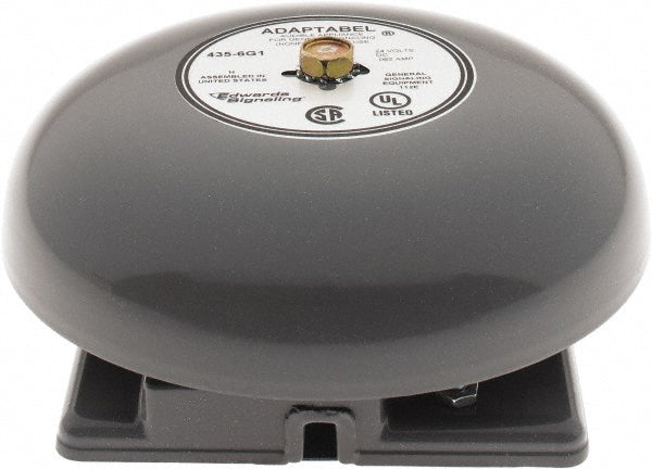Edwards Signaling 435-6G1 6" Diam, 24 VDC Bell