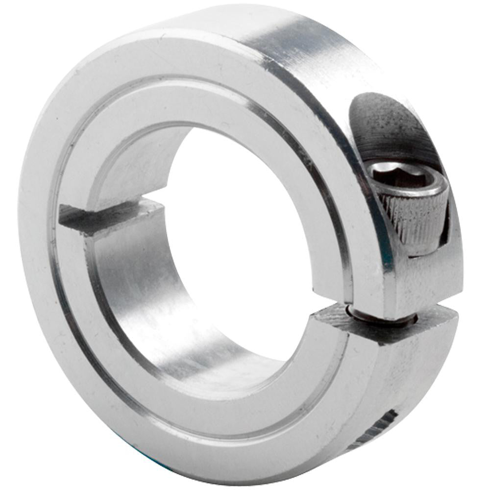 Climax Metal Products 1C-050-Z Shaft Collar Clamp, 0.5" Bore Dia, 1-1/8" OD, Steel