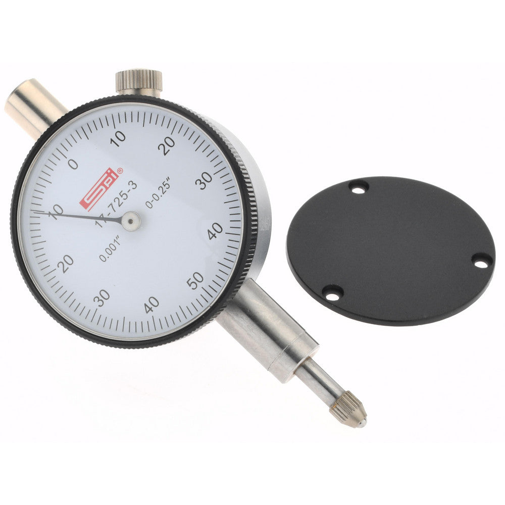 SPI CMS160726050 Dial Drop Indicator 0.25" Range, 0-50-0 Dial Reading, 0.001" Graduation