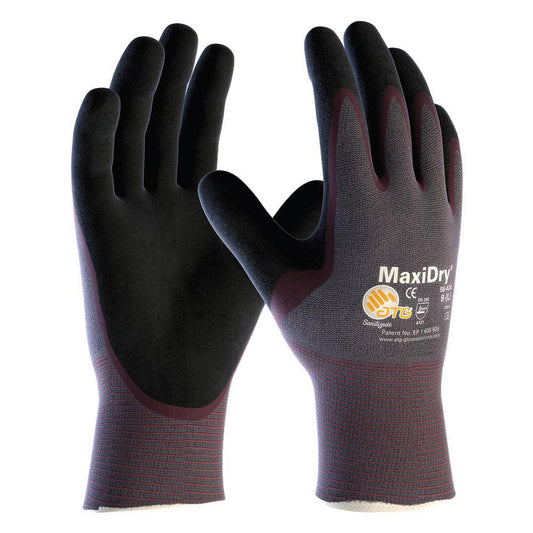 ATG 56-424/XXL Work Gloves ATG 56-424, Size 2X-Large, Micro-Foam Nitrile-Coated Nylon, General Purpose
