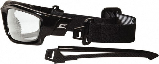 Edge Eyewear SK111-SP Safety Glasses Anti-Fog & Scratch-Resistant, Polycarbonate, Clear Lenses, Full-Framed