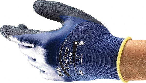 Ansell 11925110 Series 11-925 General Purpose Work Gloves 2X-Large, Nitrile-Coated Nitrile, Nylon & Spandex