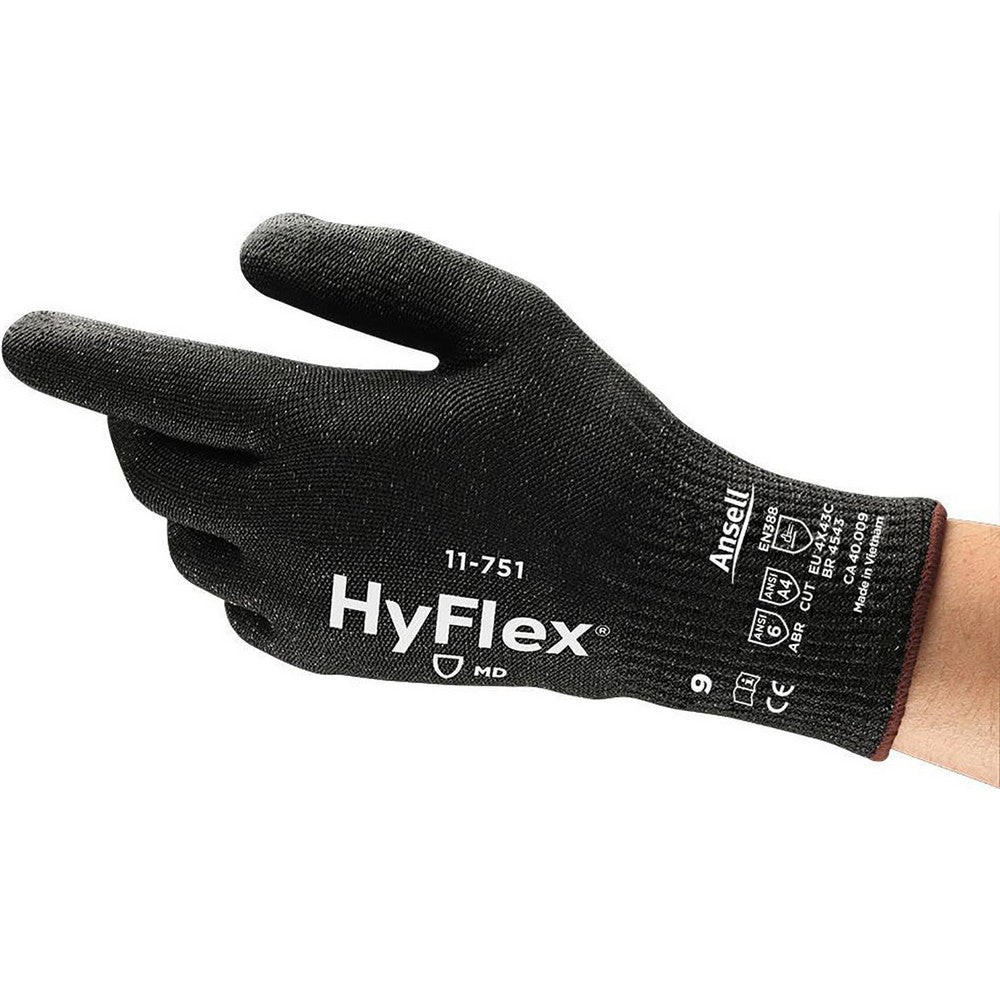 Ansell 11751100 Cut-Resistant Gloves Size X-Large, ANSI Cut A4, ANSI Puncture 2, Polyurethane, Series 11-751